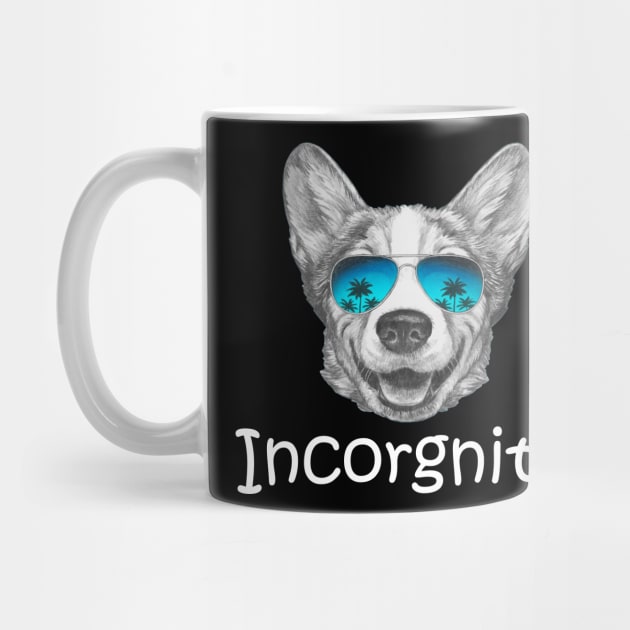 Funny Corgi Gift Incorgnito Corgi Dog Lover by Wesley Mcanderson Jones